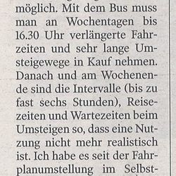 Kleine Zeitung Mürztal 13.1.2022 Leserbrief